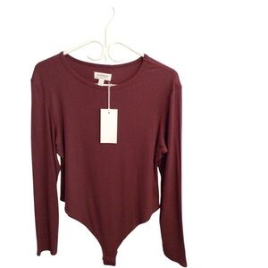 Hudson Women's Burgundy Long Sleeve Top